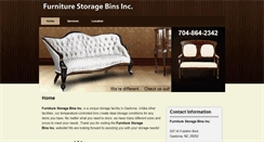 Desktop Screenshot of furniturestoragebinsgastonianc.com